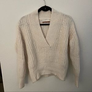 Pilcro (anthropology brand) cream sweater